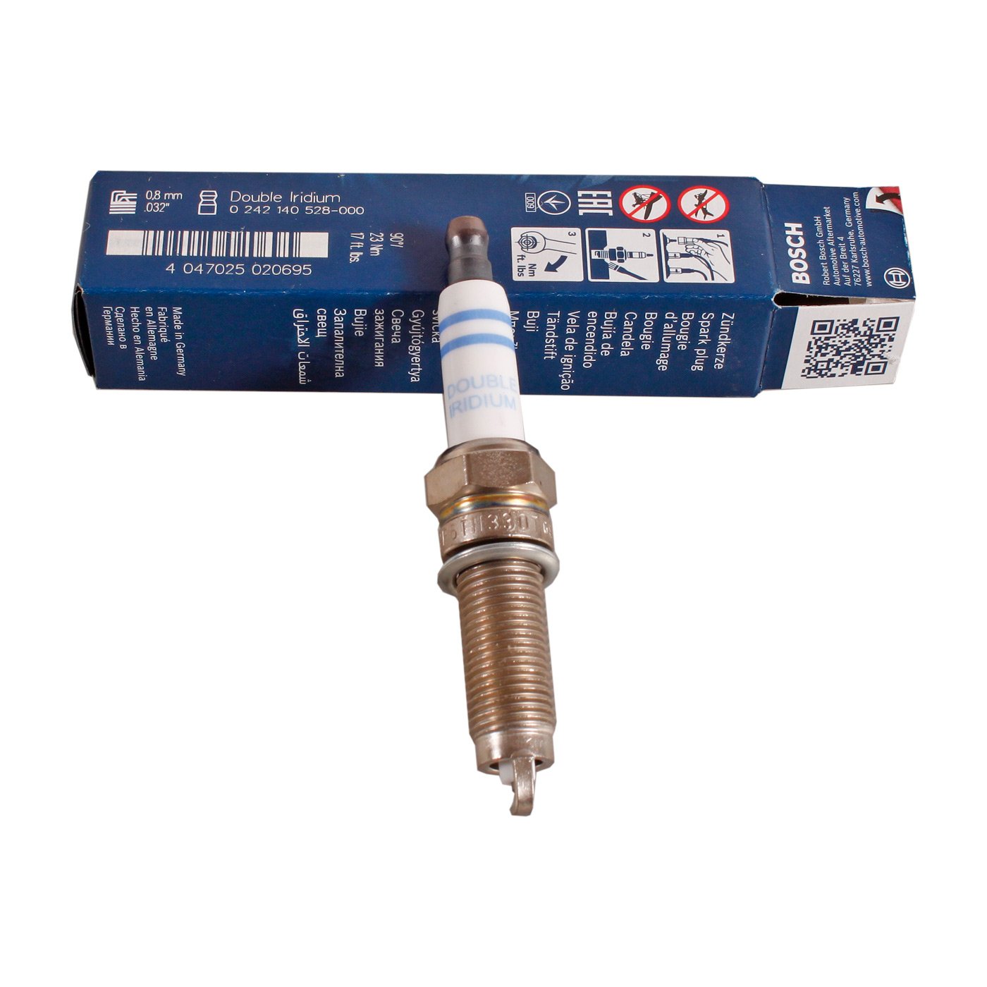 بلك بوش دبل إيريديوم (Bosch Double Iridium) - رقم القطعة 0242145541 (ZR5TPP330) - الصورة 2