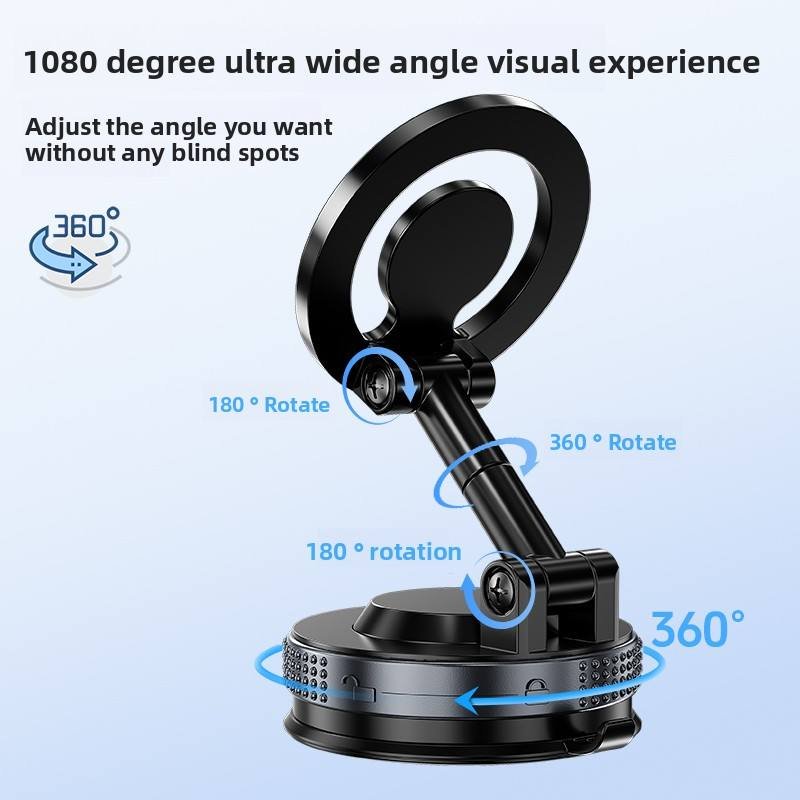 ستاند هاتف مغناطيسي ذكي بتقنية الامتصاص الآلي (Vacuum) - ثبات فائق وقابل للطي - الصورة 2