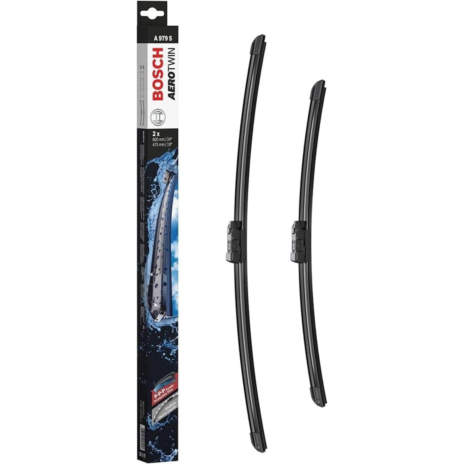 ماسحة بوش | Aerotwin | 24-19 inch | BMW - Audi - Renault | طقم كامل