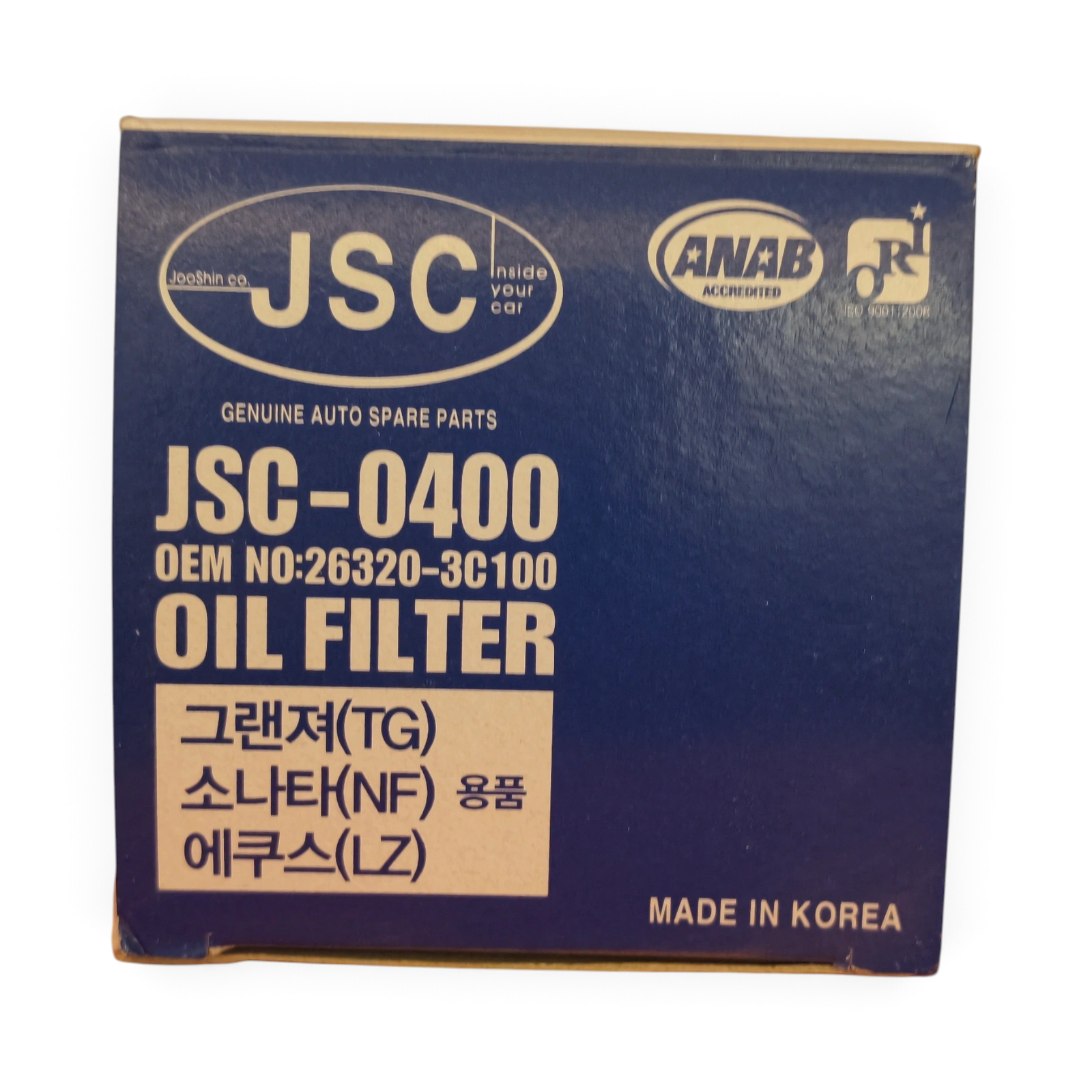 فلتر دهن | هيونداي | JSC | 26320-3C100 | V6 قديم - الصورة 5